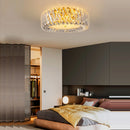 Art deco crystal glass dimmable chandelier 2024 trend