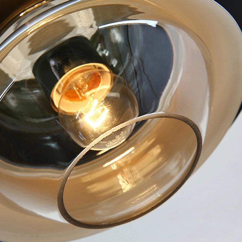 Glass chandelier for modern and elegant interior decoration - vue 5 sur 10