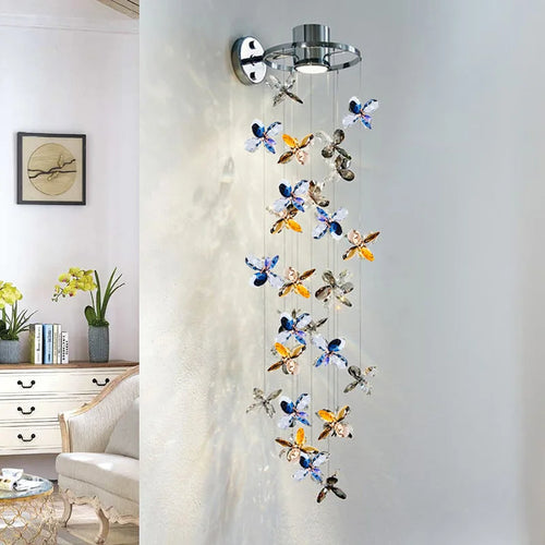 Modern stainless steel LED wall lights 2022 - vue 5 sur 7
