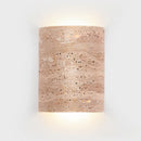 Modern decorative natural stone LED wall light