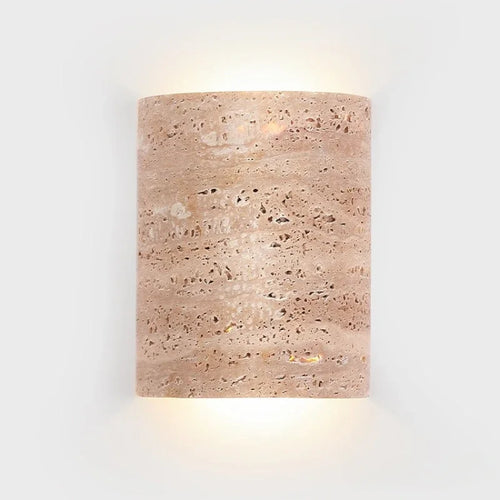 Modern decorative natural stone LED wall light - vue 3 sur 7