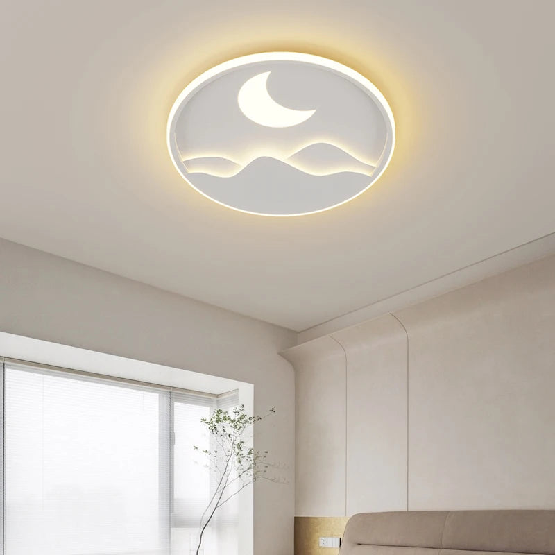 Modern LED ceiling light for simple and elegant interior lighting