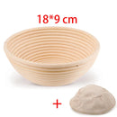 Handmade natural rattan bread proofing basket for sourdough fermentation
