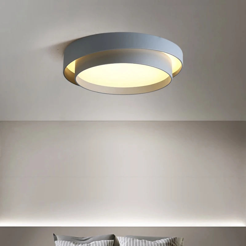 Modern round ceiling light for creative Nordic lighting