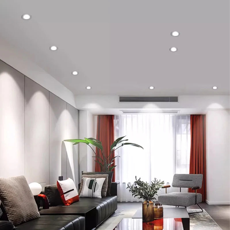 Recessed LED spotlight for indoor and commercial lighting - vue 6 sur 6