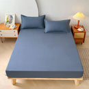 1PC Plain Color Waterproof Mattress Cover,Polyester Material, Thin Breathable,Bedroom，Four Seasons Apply