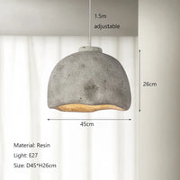 Nordic wabi-sabi pendant light for restaurants, bars and interior decor
