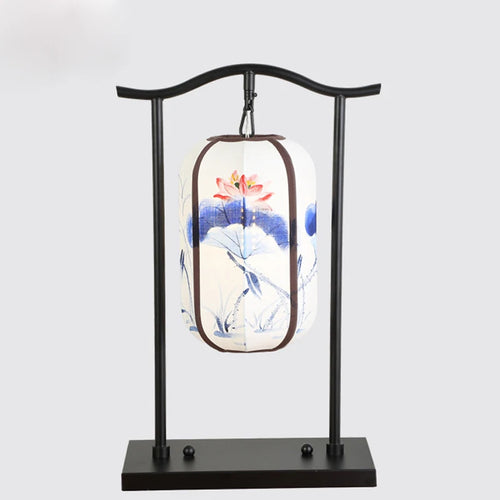 Classic fabric floor lamp for interior decoration - vue 12 sur 13