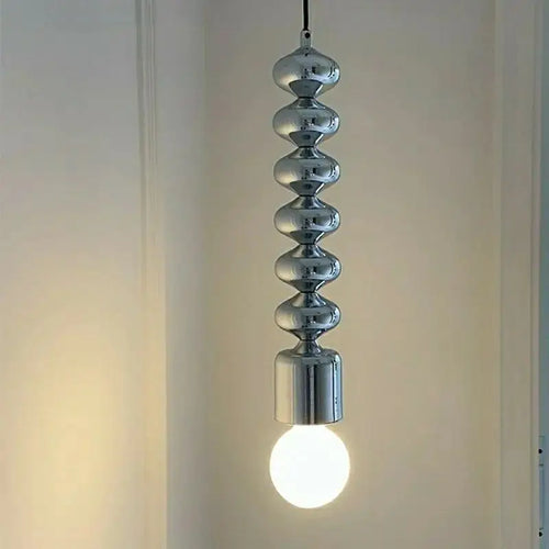 Minimalist industrial bedside lamp with elegant wave design - vue 2 sur 5