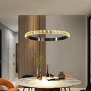 Dimmable crystal LED pendant light