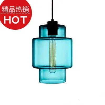 Modern transparent glass pendant chandelier with elegant design - vue 20 sur 28