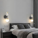 Astronaut and moon wall light for children's room