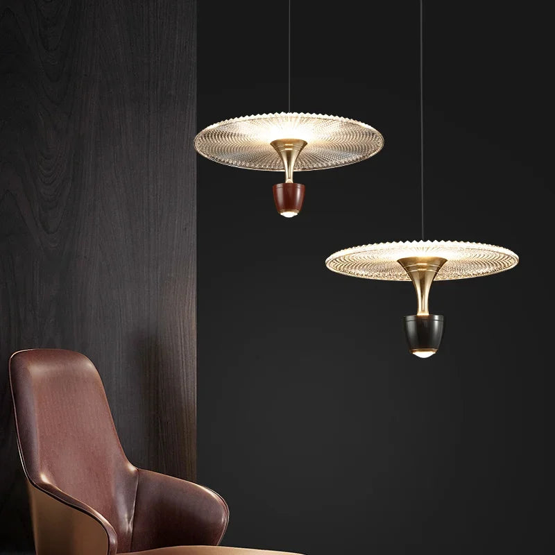Postmodern adjustable LED pendant light - vue 6 sur 14