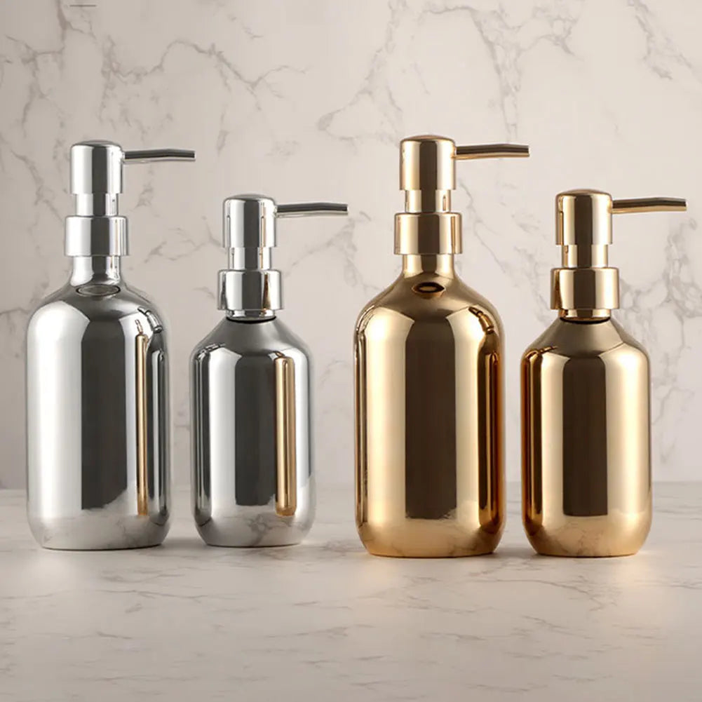 refillable plastic bottle for shampoo and shower gel