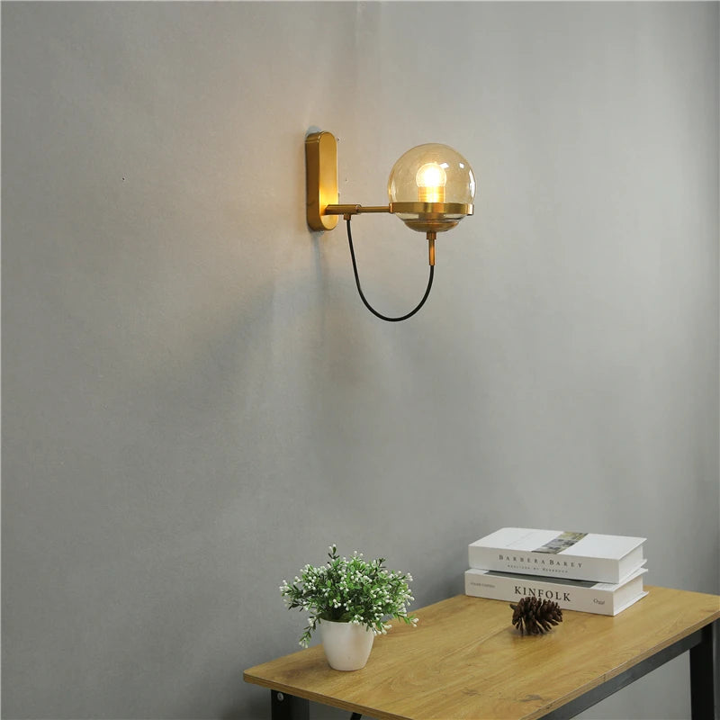 Modern nordic LED wall light for vintage loft interior decoration
