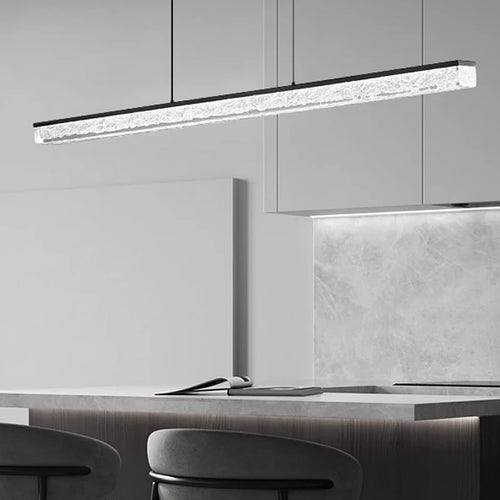 Italian design acrylic chandelier for modern and elegant spaces - vue 4 sur 9