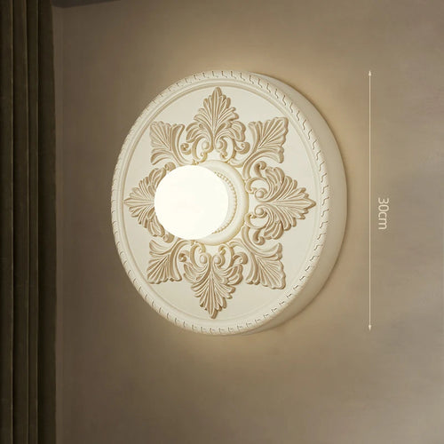 French carved wall light classic decorative lighting - vue 4 sur 7
