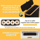 bamboo paper holder with lid for storing accessories