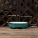 round sand flower pot for retro bonsai and succulents