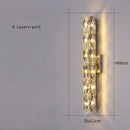 Modern crystal wall light for elegant interior decor