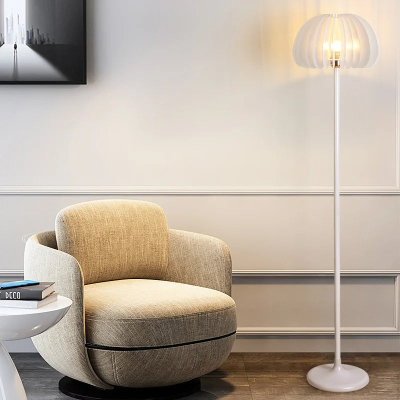 Atmosphere floor lamp for a modern elegant living room