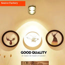 modern creative and simple led light wall lamp