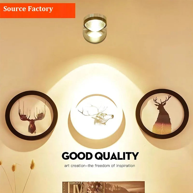modern creative and simple led light wall lamp - vue 4 sur 8