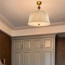 Japanese style fabric ceiling light for elegant lighting
