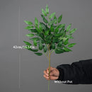 Artificial eucalyptus and willow plant for indoor and outdoor decoration