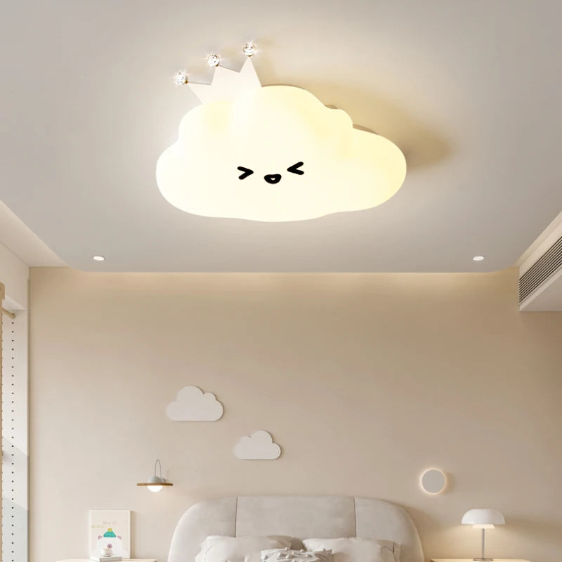 cute star moon cloud ceiling light for decorative children's room
