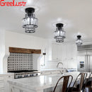 Modern crystal ceiling light with LED