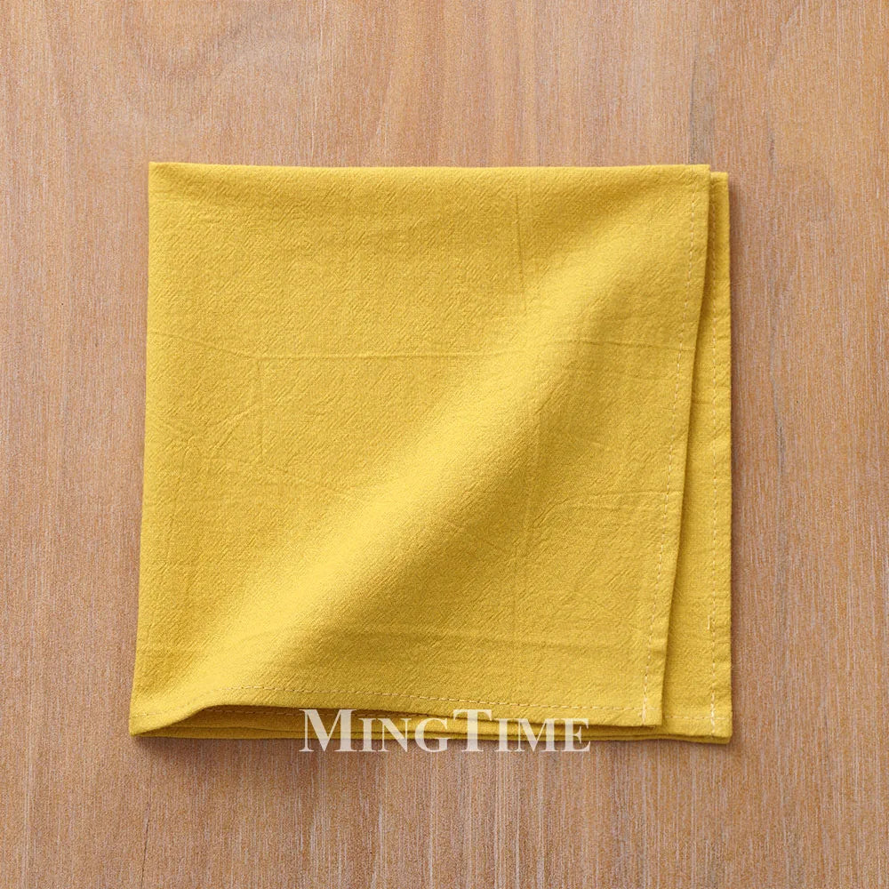 Soft washed cotton table napkin classic style