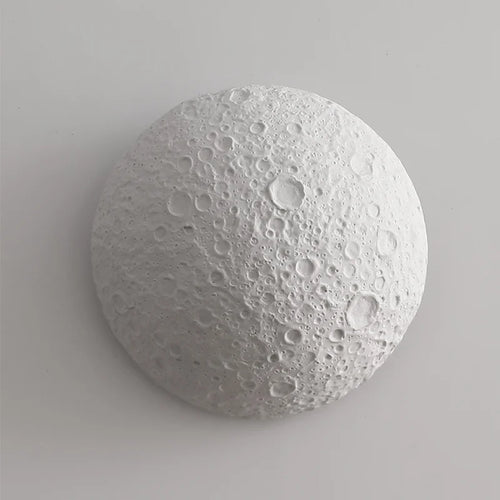 Creative LED moon wall light for villa - vue 6 sur 6