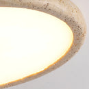 Yellow travertine LED ceiling light