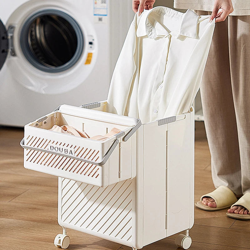 multifunctional foldable laundry basket large capacity portable