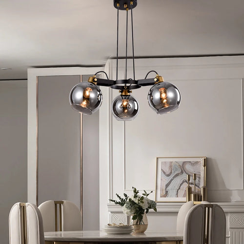 Simple and luxurious Nordic chandelier for indoor lighting - vue 4 sur 8