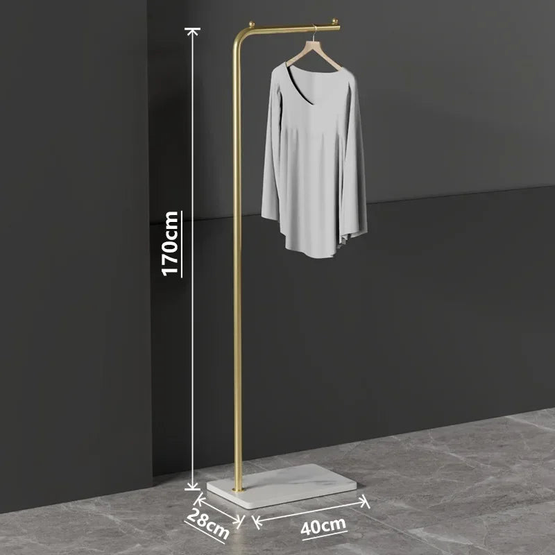 lightweight and modern Nordic clothes rack for stylish storage - vue 25 sur 41