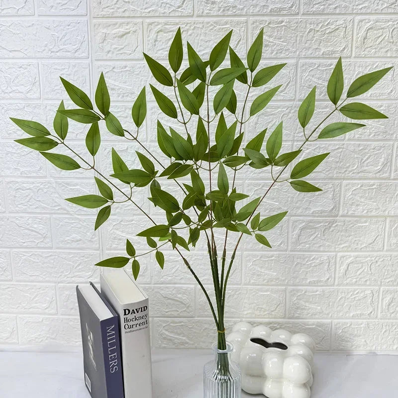 Artificial bamboo leaf bouquet for floral decoration - vue 7 sur 7