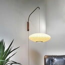 Modern Nelson Ball silk fabric wall light for hotel