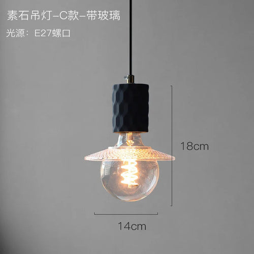 Nordic industrial pendant light for modern interiors - vue 9 sur 13