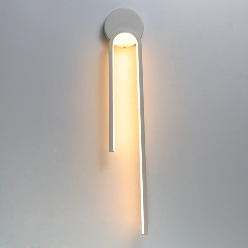 aluminium and silicone LED wall light - vue 3 sur 14