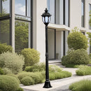 Waterproof aluminium outdoor garden lamp post