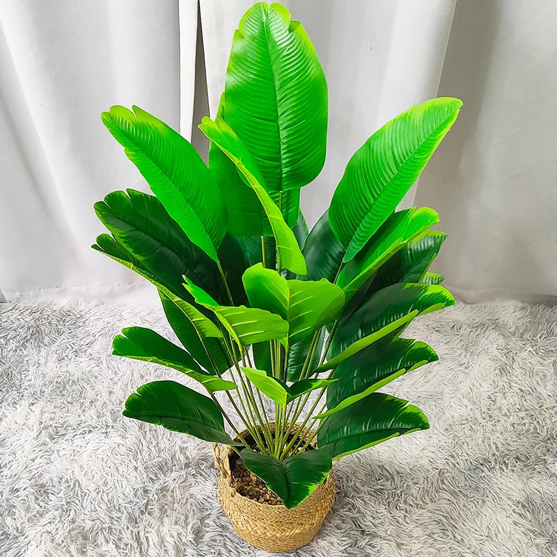Decorative artificial palm leaf plant for garden and outdoor - vue 3 sur 6