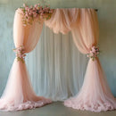 Sheer gauze table runner wedding and party decoration