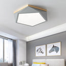 Simple modern geometric LED ceiling lights for lighting