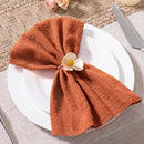 Pastoral style cotton gauze napkin
