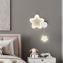 creative stars moon and clouds wall light for children