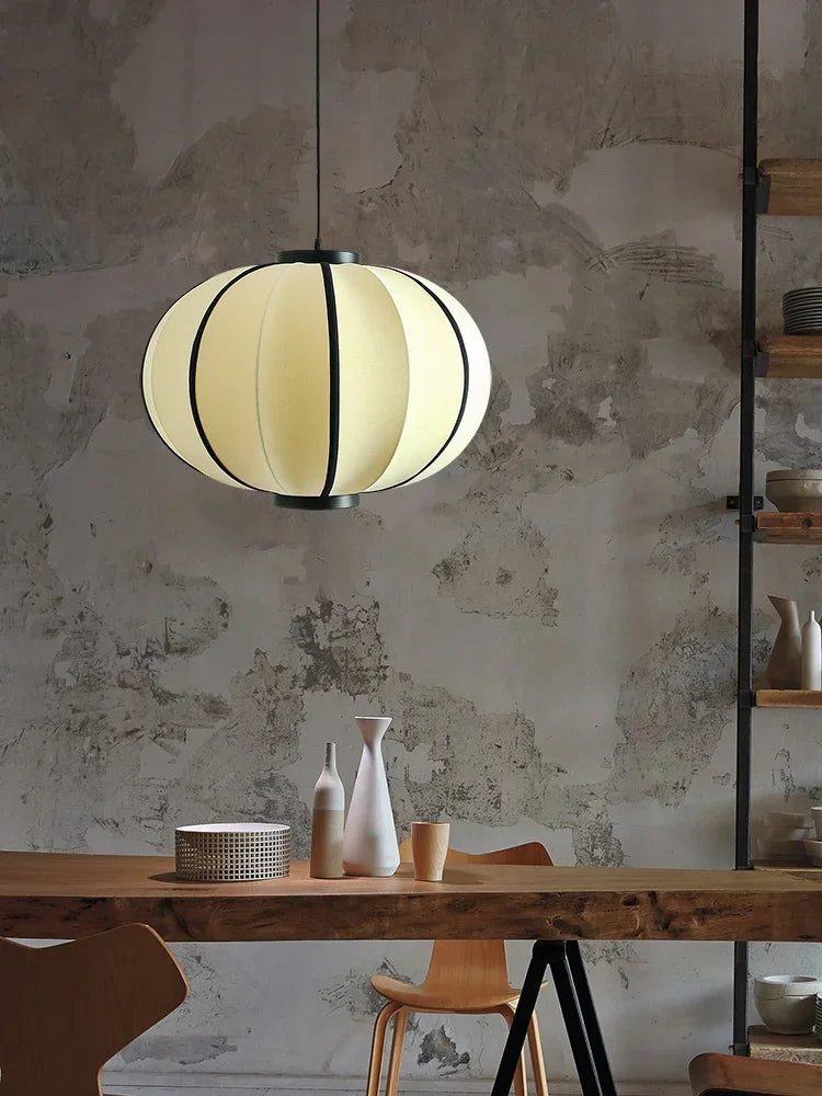 Piet simple fabric shade lanterns modern decorative light - vue 3 sur 11