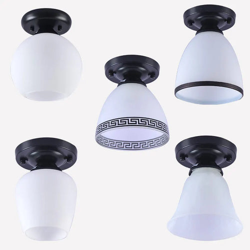 Modern nordic retro LED wall light for indoor decoration - vue 4 sur 16