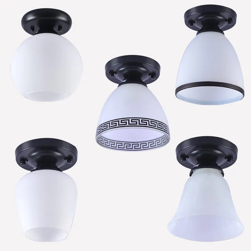 Modern nordic retro LED wall light for indoor decoration - vue 3 sur 16